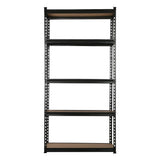Garage Shelving Rack 6 Pack 5 Tier 70 x 30 x 150cm Black