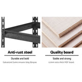 Aviemore Garage Boltless Shelving Rack, 5 Tier, 4m x 1.8m, Charcoal
