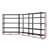 Aviemore Garage Boltless Shelving Rack, 5 Tier, 3m x 1.8m