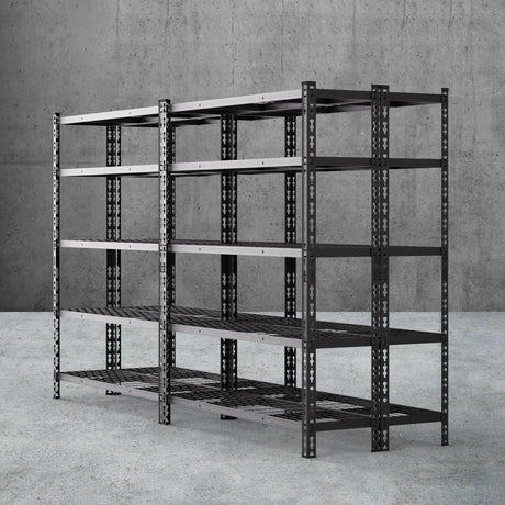 Glencoe Garage Steel Shelving Rack, 4 Tier, 1.8m High