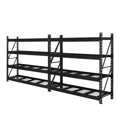 Torridon Garage Pallet Racking Shelving Rack, 5 Tier, 4m x 2m, Black