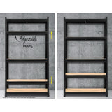 Rannoch Boltless Garage Shelving Rack, 5 Tier, 2m x 1.8m, Black