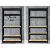 Rannoch Boltless Garage Shelving Rack, 5 Tier, 3m x 1.8m, Black