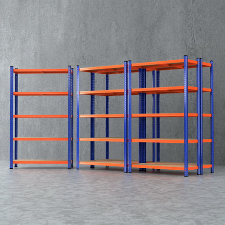 Aviemore Garage Boltless Shelving Rack, 5 Tier, 5m x 1.8m