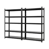 Glencoe Garage Steel Shelving Rack, 5 Tier, 2.4m x 1.8m