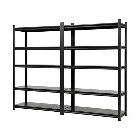 Glencoe Garage Steel Shelving Rack, 5 Tier, 2.4m x 1.8m