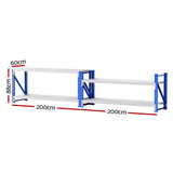 Aviemore Garage Boltless Shelving Rack, 5 Tier, 2m x 0.9m