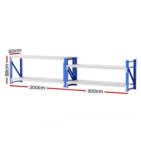 Aviemore Garage Boltless Shelving Rack, 5 Tier, 2m x 0.9m