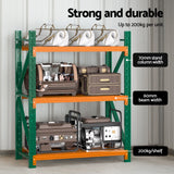 Dalwhinnie Garage Z Brace Shelving Rack, 3 Tier, 1.5m x 1.2m x 0.5m