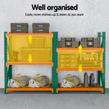 Dalwhinnie Garage Z Brace Shelving Rack, 3 Tier, 1.5m x 1.2m x 0.5m