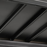 Dalwhinnie Garage Z Brace Shelving Rack, 4 Tier, 2m x 0.6m x 1.8m, Black