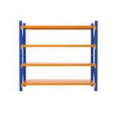 Downham Steel Shelving Unit, 4 Tier, 2m x 1.8m