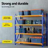 Downham Steel Shelving Unit, 4 Tier, 2m x 1.8m