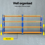 Glencoe Garage Steel Shelving Rack, 5 Tier, 4m x 1.8m