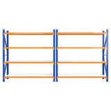 Glencoe Garage Steel Shelving Rack, 5 Tier, 4m x 2m, Orange