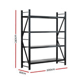 Whalley Steel Shelving Unit, 5 Tier, 2.4m x 2m