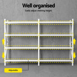Glencoe Garage Steel Shelving Rack, 5 Tier, 3m x 2m