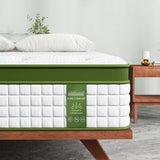 Medium firm gel memory foam pocket spring mattress, 30cm king