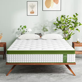 Medium firm gel memory foam pocket spring mattress, 30cm king