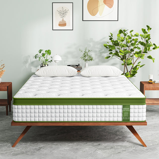 Medium firm gel memory foam pocket spring mattress, 30cm king