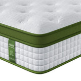 Medium Firm Gel Memory Foam Euro Top Mattress, 30cm Queen
