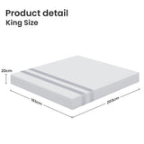 Medium Soft Gel Memory Foam Mattress, 20cm King
