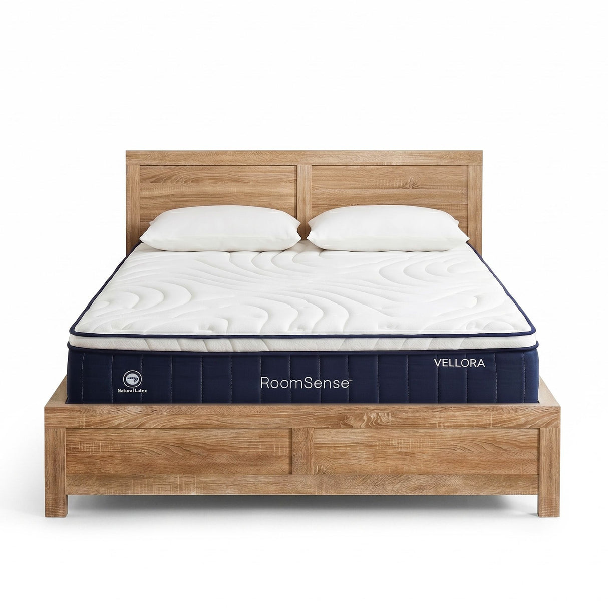 Bettona Bed Frame with Mattress, Pine