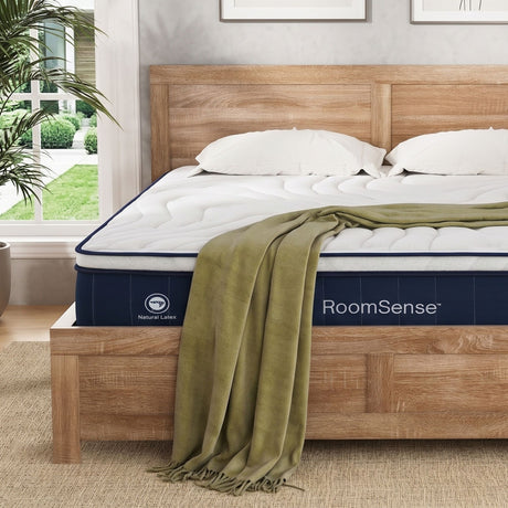 Bettona Bed Frame with Mattress, Pine