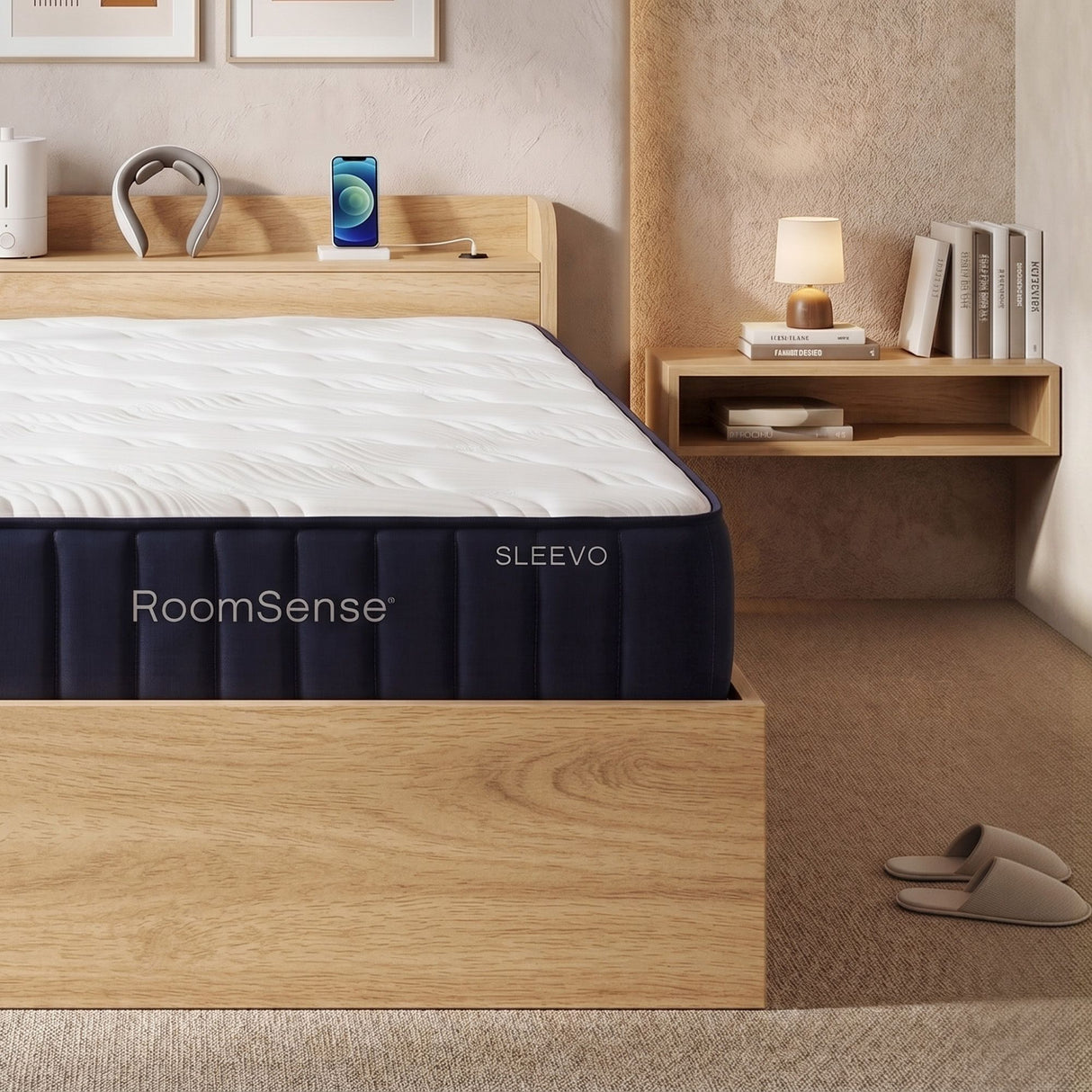 Bastia Queen Storage Bed Frame with Mattress