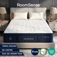 Medium soft gel memory foam pocket spring mattress, 34cm double