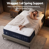 Medium Soft Tencel Cooling Hybrid Mattress, 34cm Single