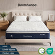 Medium firm latex hybrid mattress, 30cm double