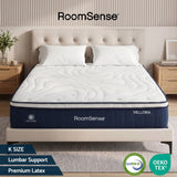 Medium firm hybrid pocket spring mattress, 30cm king