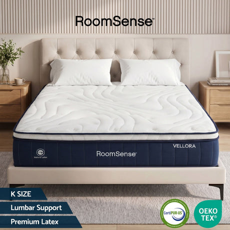 Medium firm hybrid pocket spring mattress, 30cm king
