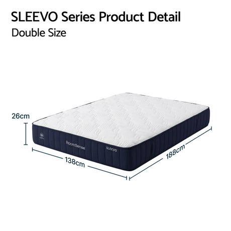 Firm Pocket Spring Hybrid Mattress, 26cm Double