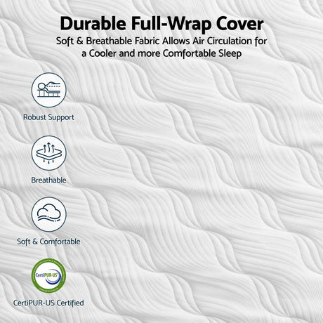 Firm Pocket Spring Hybrid Mattress, 26cm Double