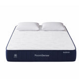 Medium Firm Latex Hybrid Mattress with 2 Cooling Pillows, 30cm Queen