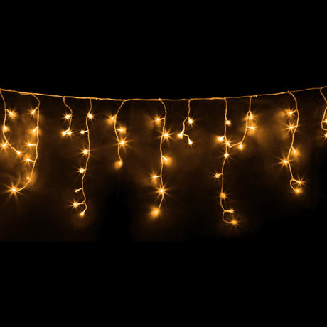 Jingle Jollys 32M Warm White Icicle Lights
