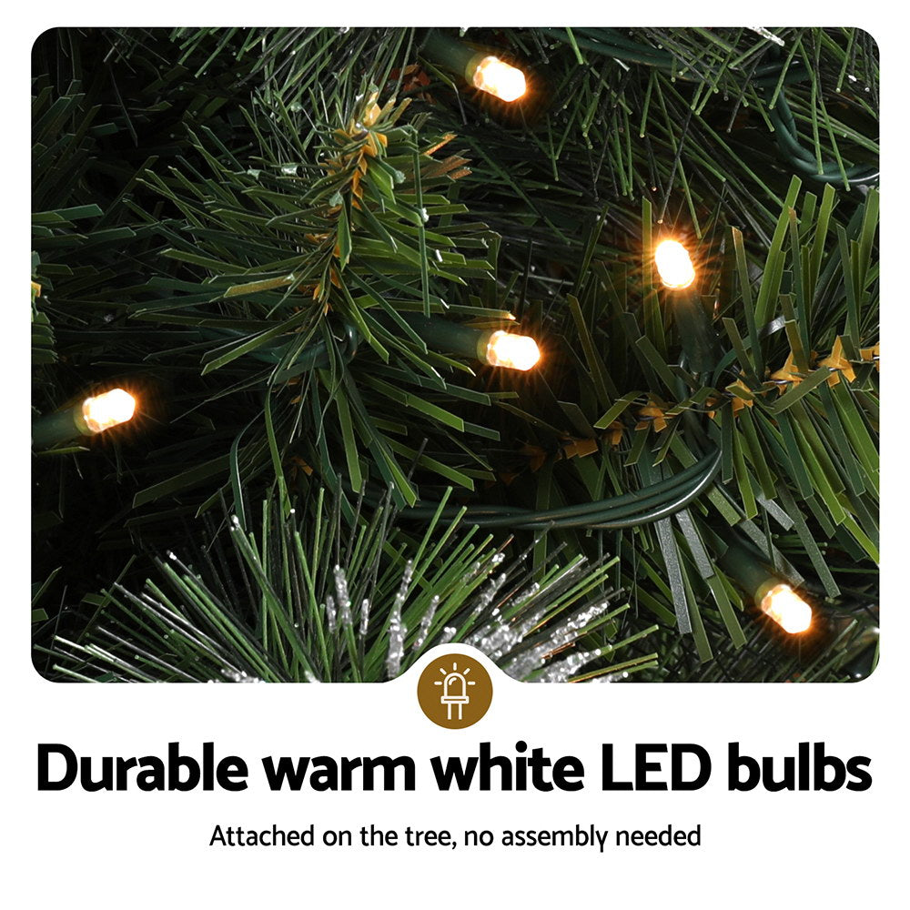 Jingle Jollys 90cm LED Potted Christmas Tree
