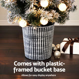 Jingle Jollys 1.2M Snowy LED Christmas Tree