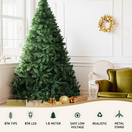Jingle Jollys 6FT LED Christmas Tree