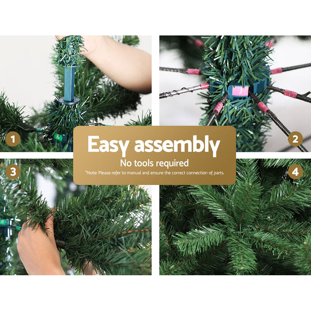 Jingle Jollys 8FT Christmas Tree with 1500 Tips