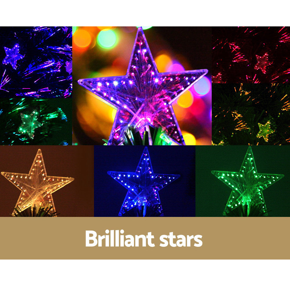 Jingle Jollys 6FT LED Fibre Optic Tree