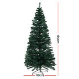 Jingle Jollys 6FT Optic Fibre LED Christmas Tree