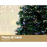 Jingle Jollys 6FT Optic Fibre LED Christmas Tree