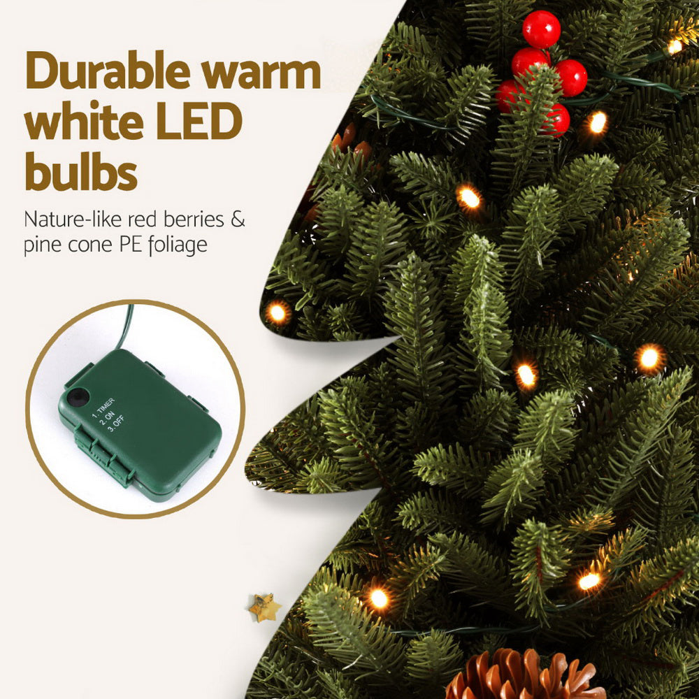 Jingle Jollys 90cm LED Mini Christmas Tree