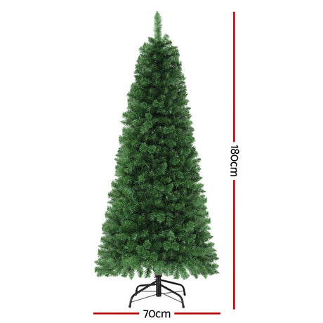 Jingle Jollys 1.8M Pre-Lit LED Christmas Tree