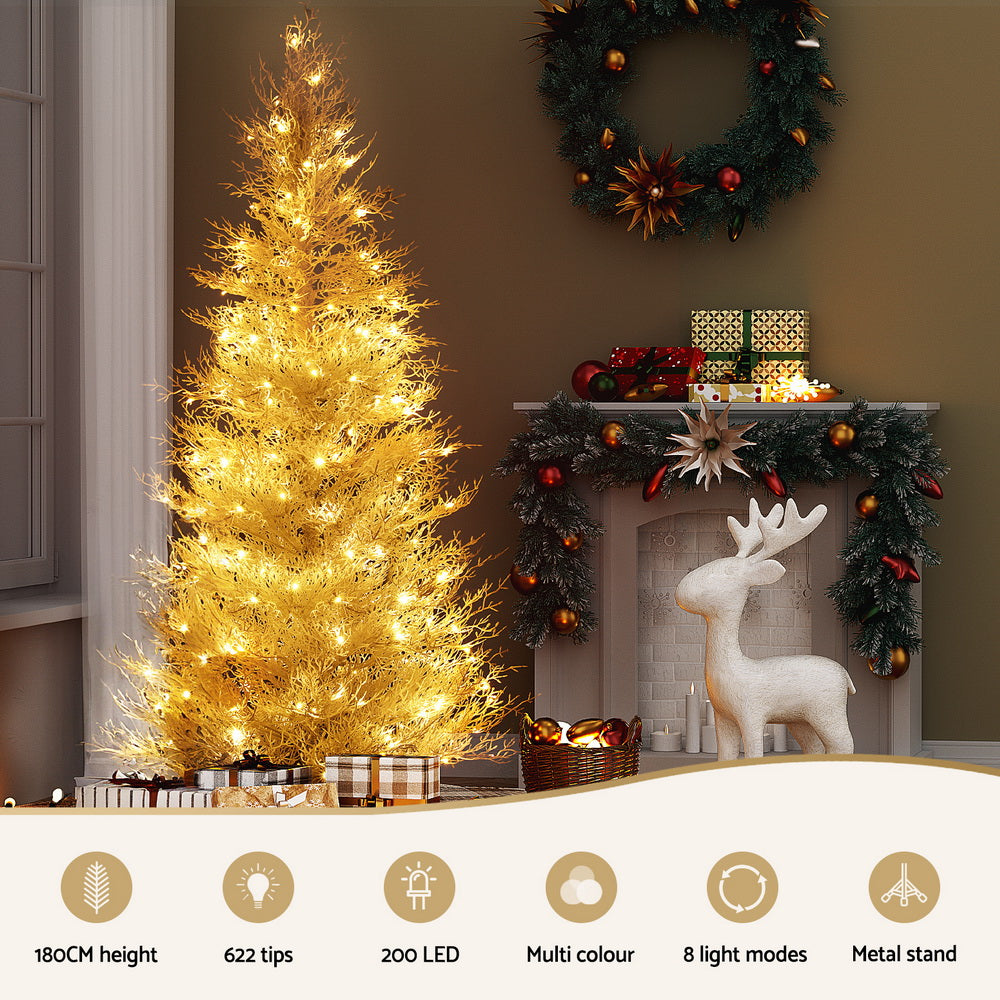 Jingle Jollys 1.8M Pre-Lit LED Christmas Tree
