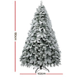 Jingle Jollys 6FT Snow-Flocked Christmas Tree