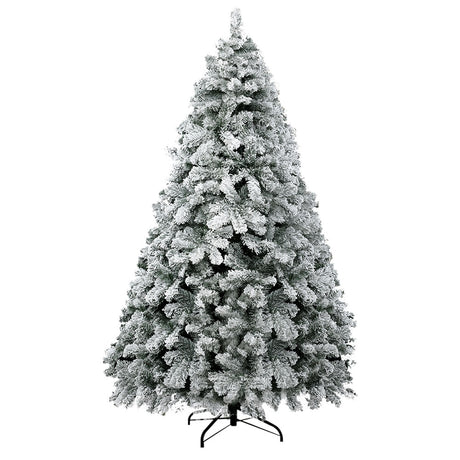 Jingle Jollys 7FT Snow-Flocked Christmas Tree